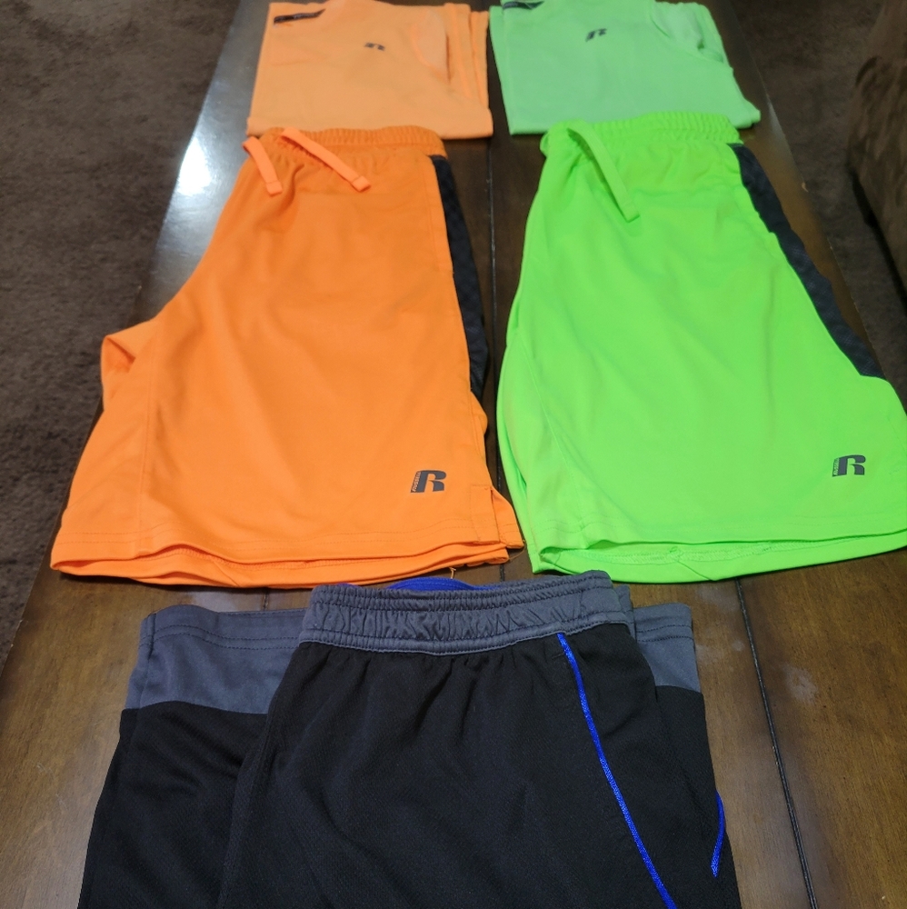 Set of 2 Boys outfits and 1 pair of shorts